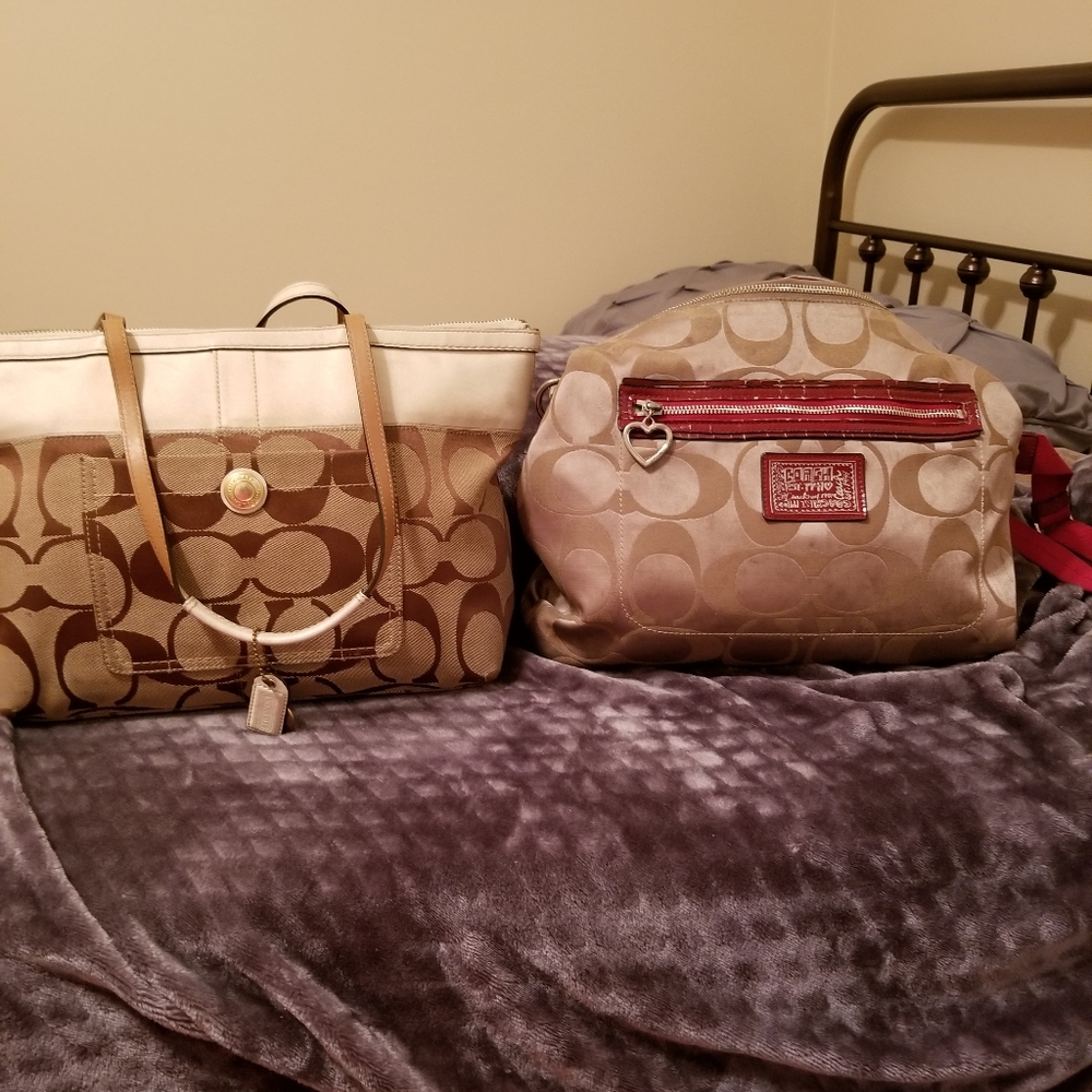 2 coach purses